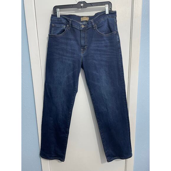 Rye 51 Jeans 36x29 High Rise Straight Leg Kenneth Wash Preppy Office - Picture 1 of 7